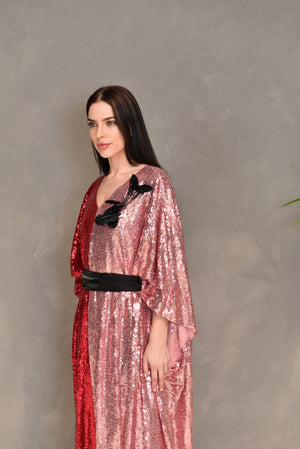 Full Sequence Embroidered Kaftan