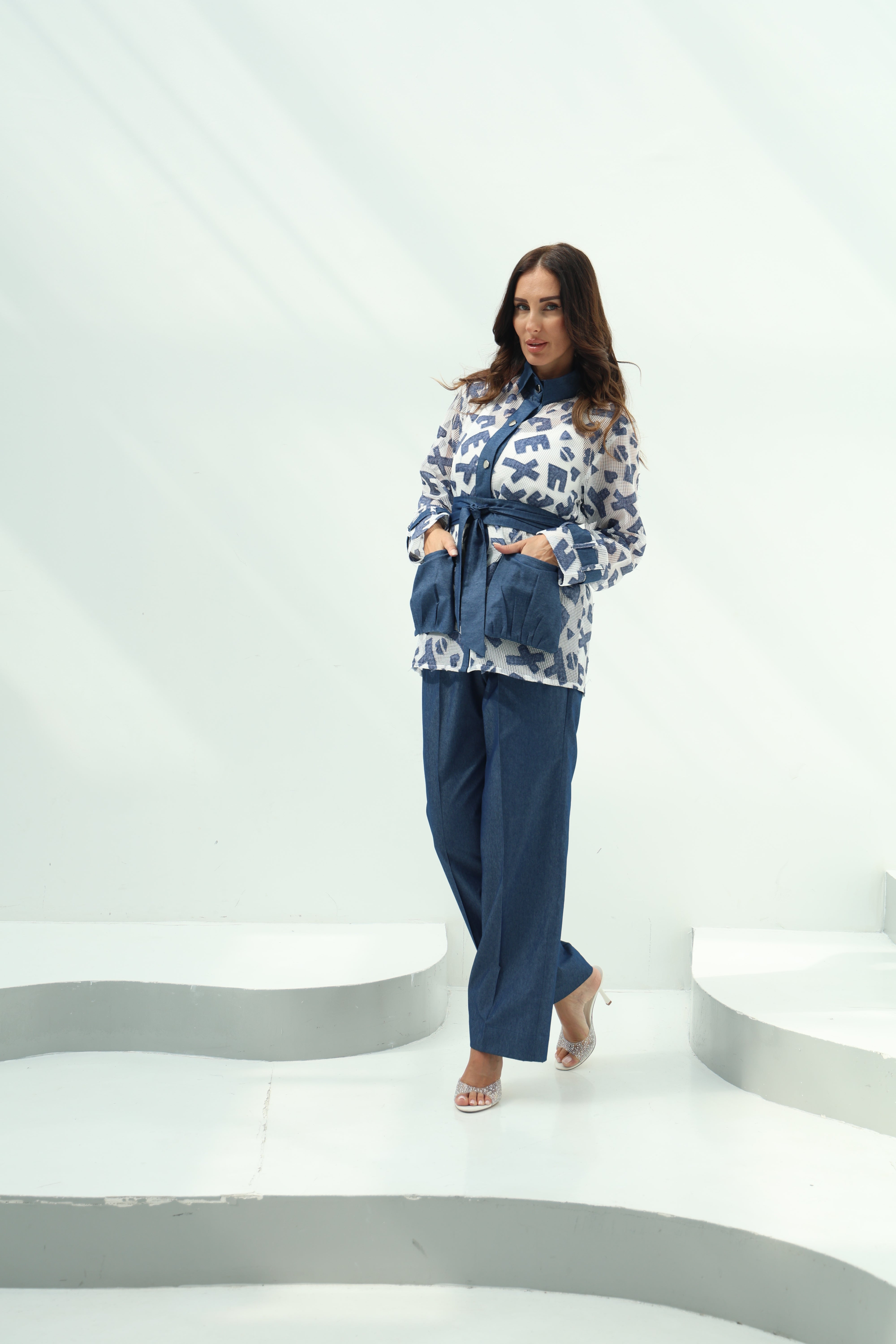 White Cotton Casual Wear