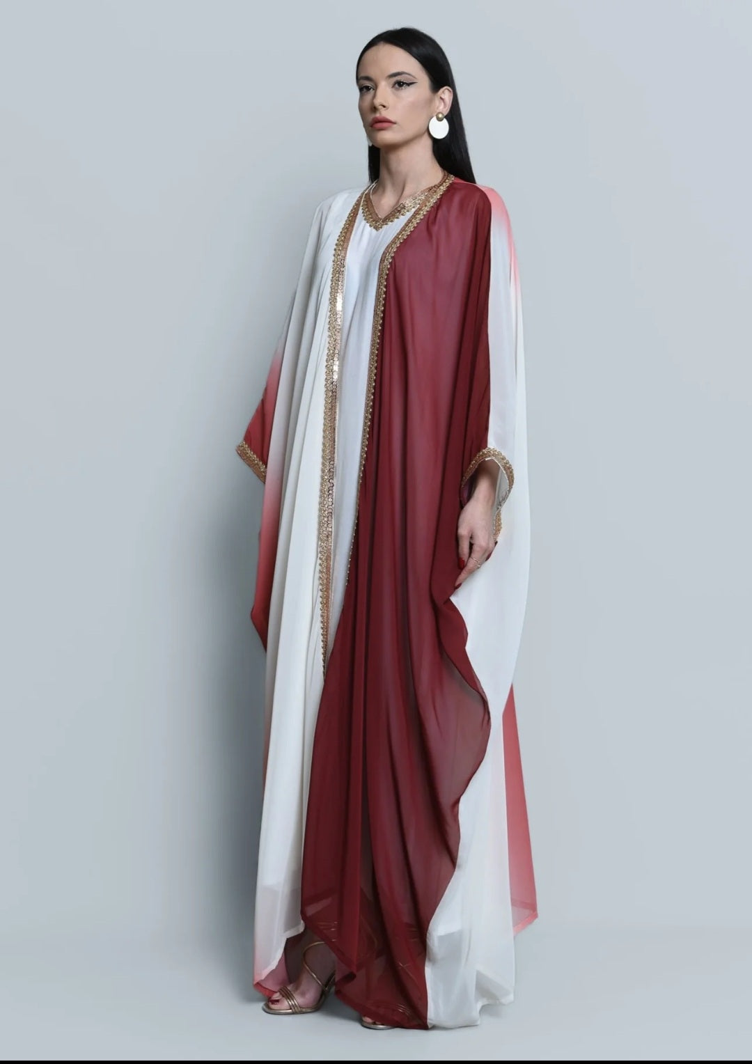 Georgette crepe Abaya