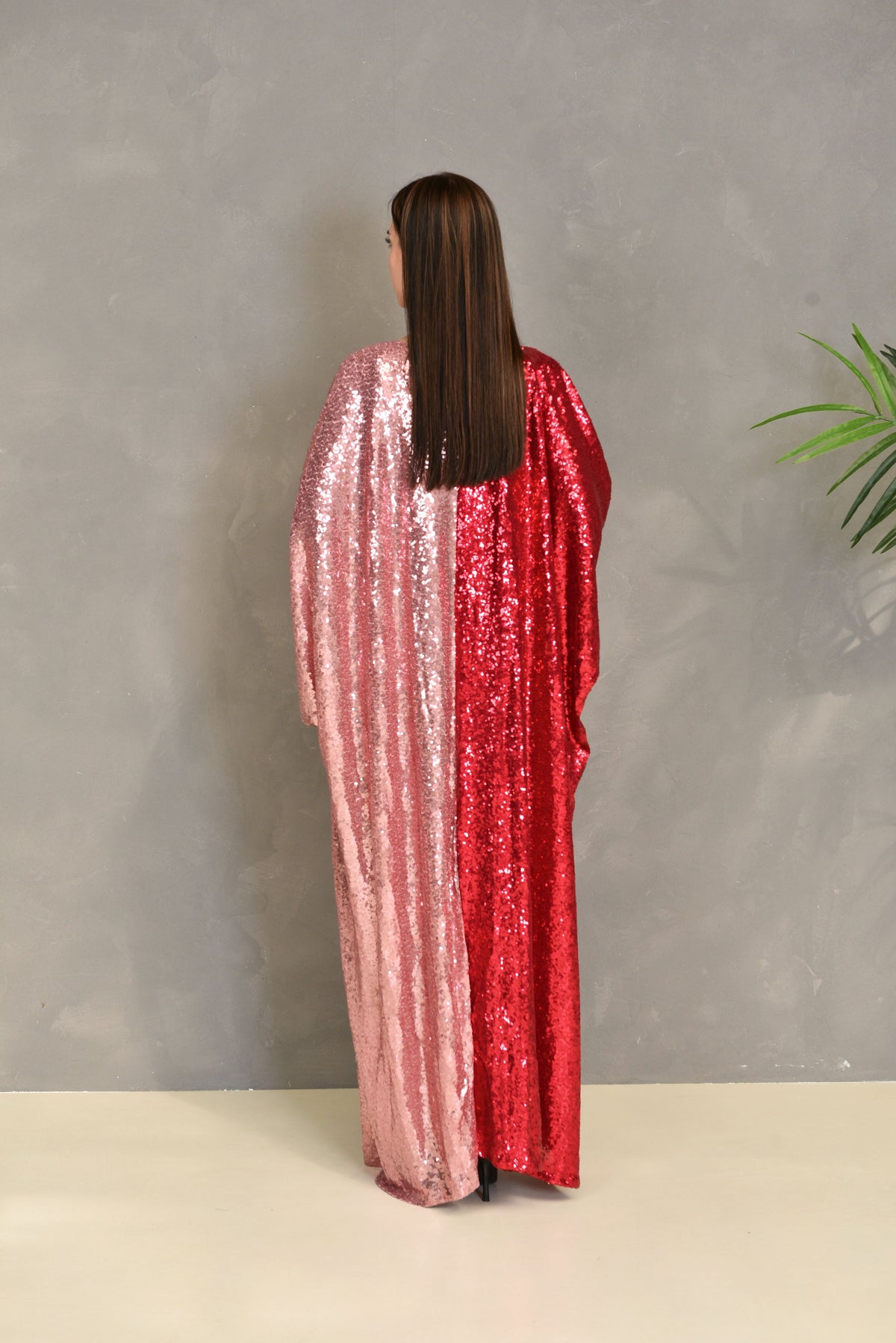 Full Sequence Embroidered Kaftan