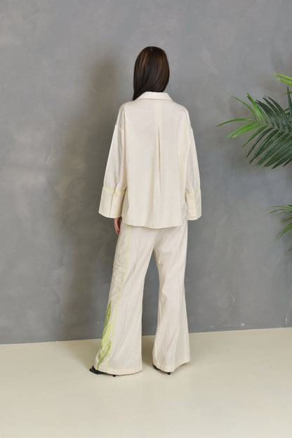 Travel linen embroidered set