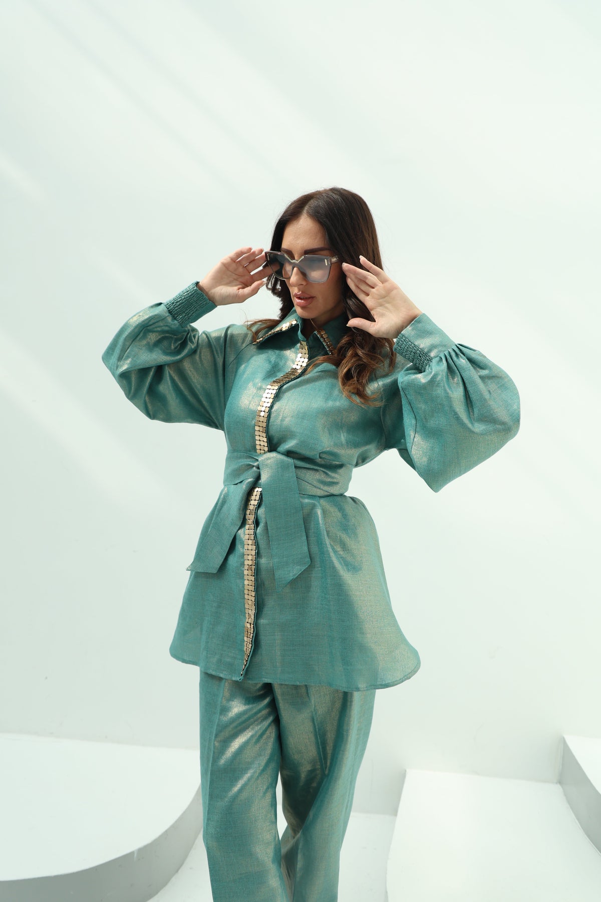 Tiffany foil linen set