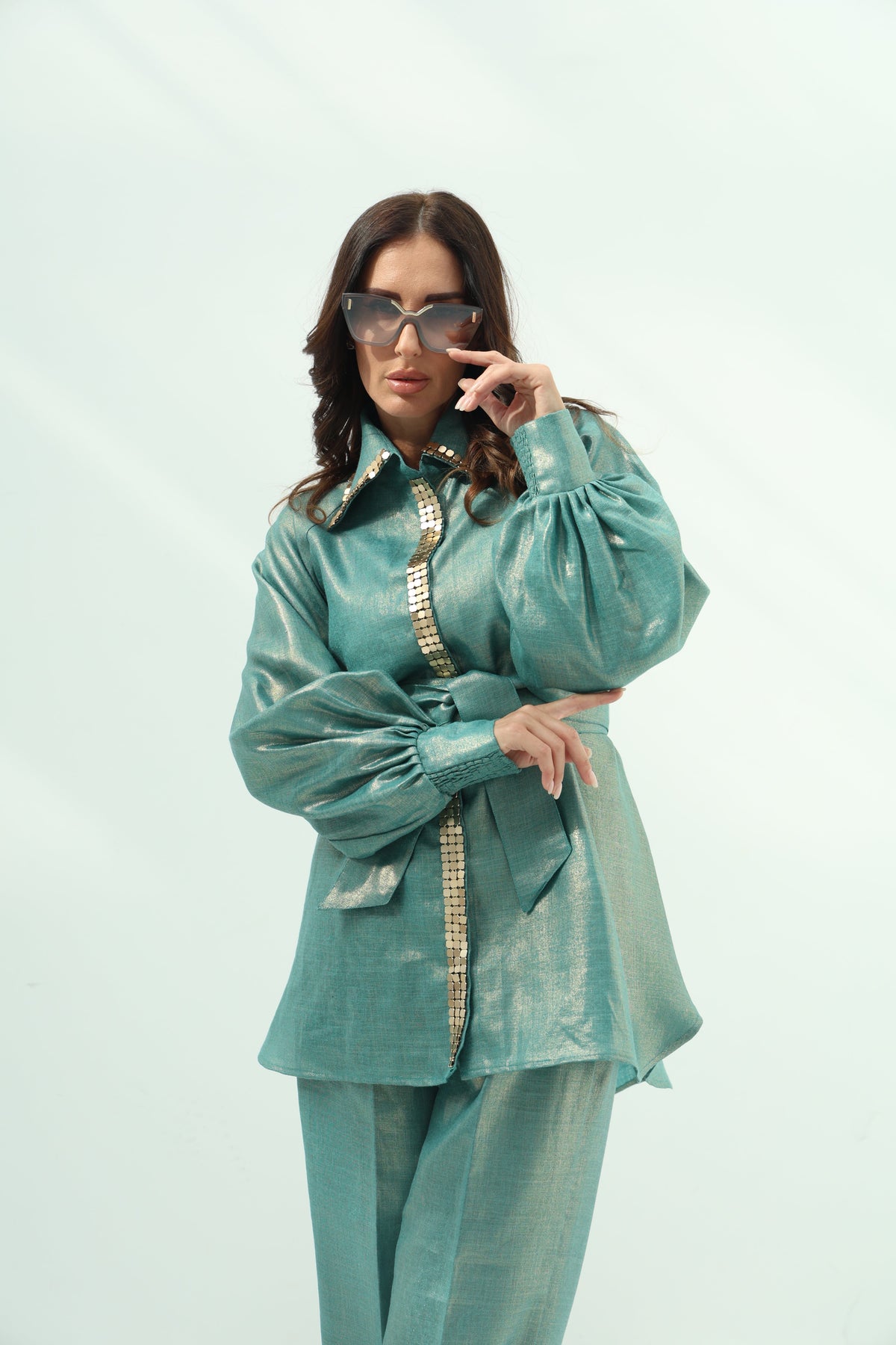 Tiffany foil linen set