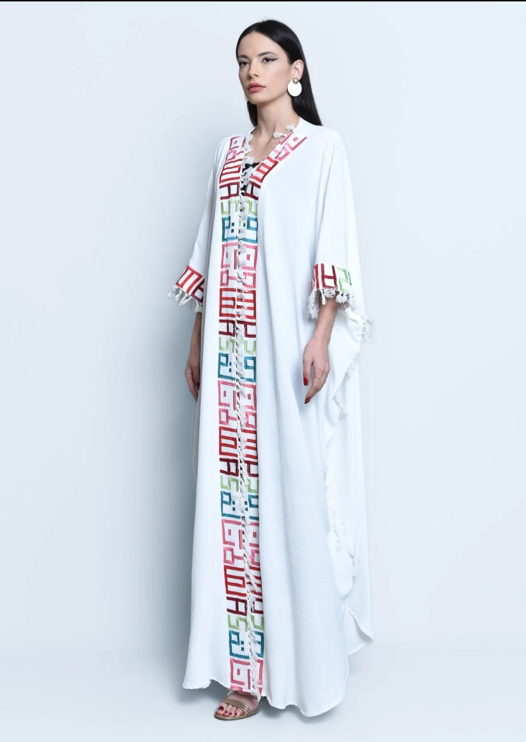 Cotton crepe Abaya