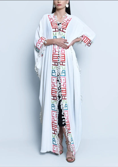 Cotton crepe Abaya